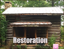 Historic Log Cabin Restoration  Carroll County, Georgia